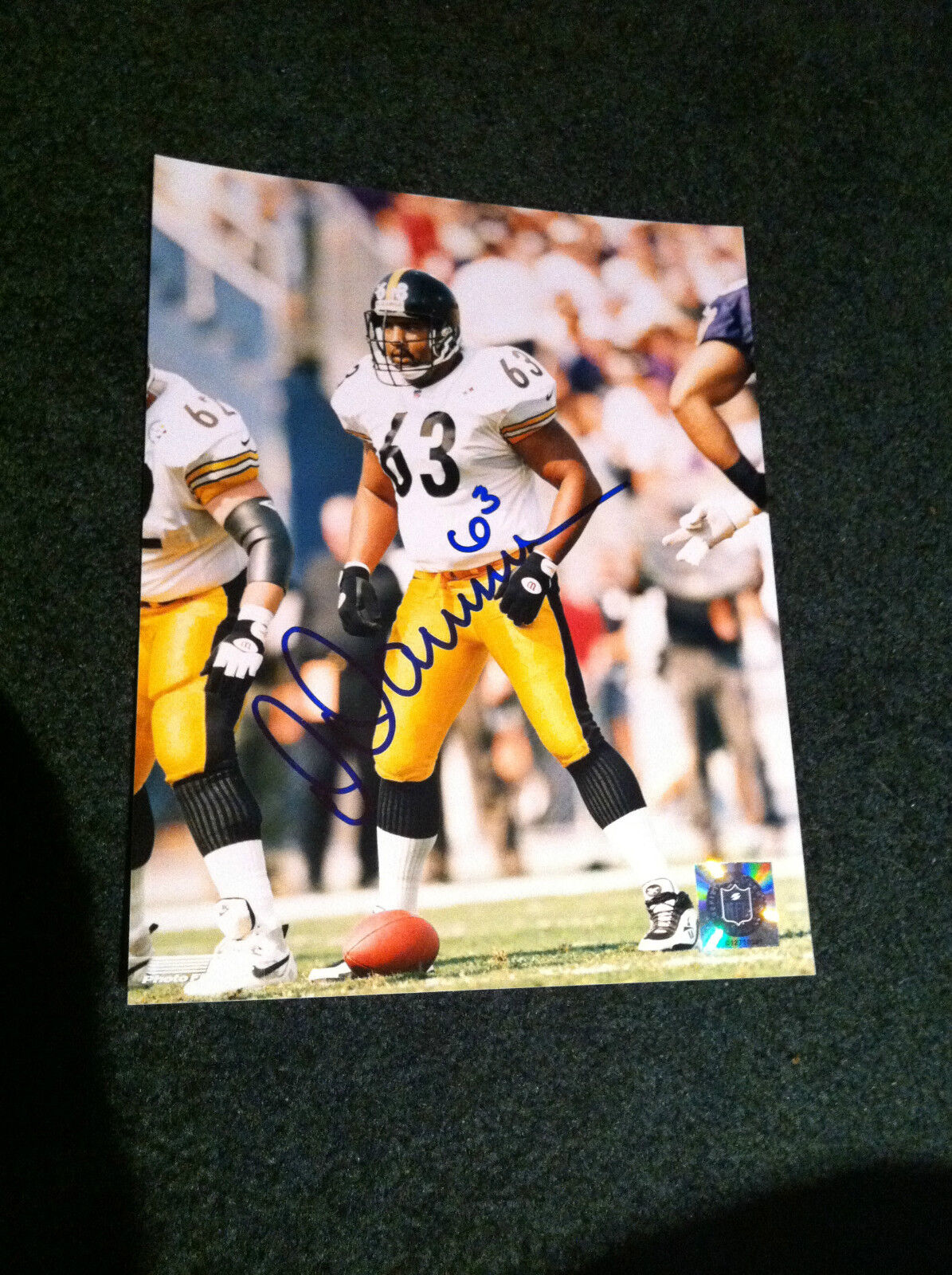 DERMONTTI DAWSON signed autograph 8x10 Photo Poster painting PITTSBURGH STEELERS HOF 2012