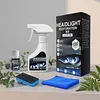Car Headlight Restoration Kit with Towel and Sponge Headlight Cleaner and Restorer Kit for All Vehicle Types for Oxidized and Yellowed Lenses