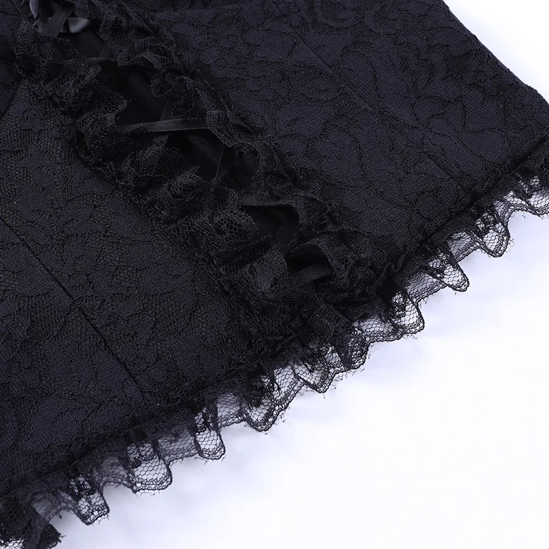 GOTHIC LACE TUBE TOP