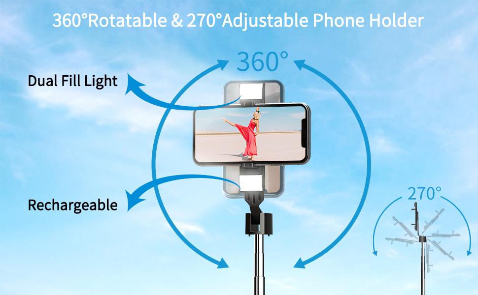 360°Rotation Adjustable Phone Holder