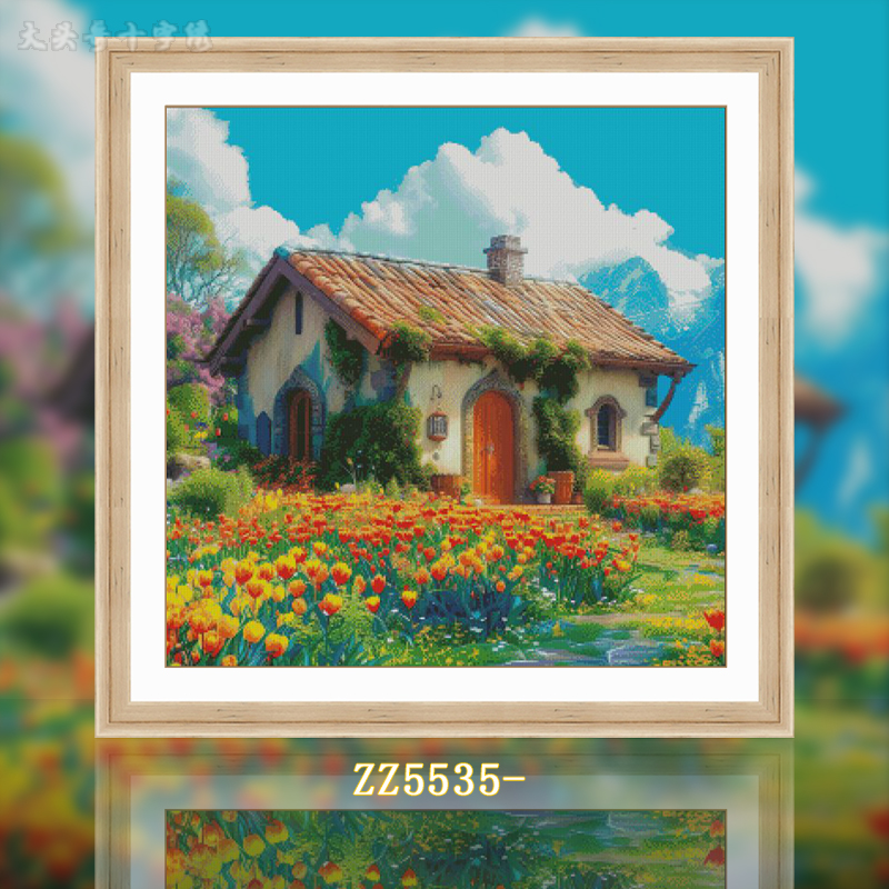 [ZZ5698-Huama Cottage, Final Edition] Painting Fairy Cross Stitch