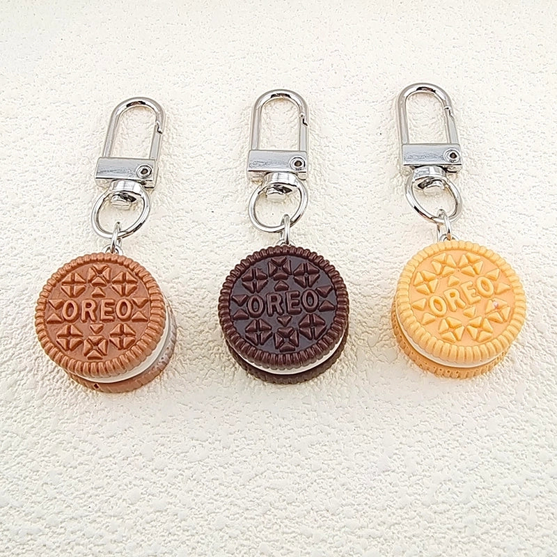 Casual Cute Minimalist Letter Alloy Resin Keychain