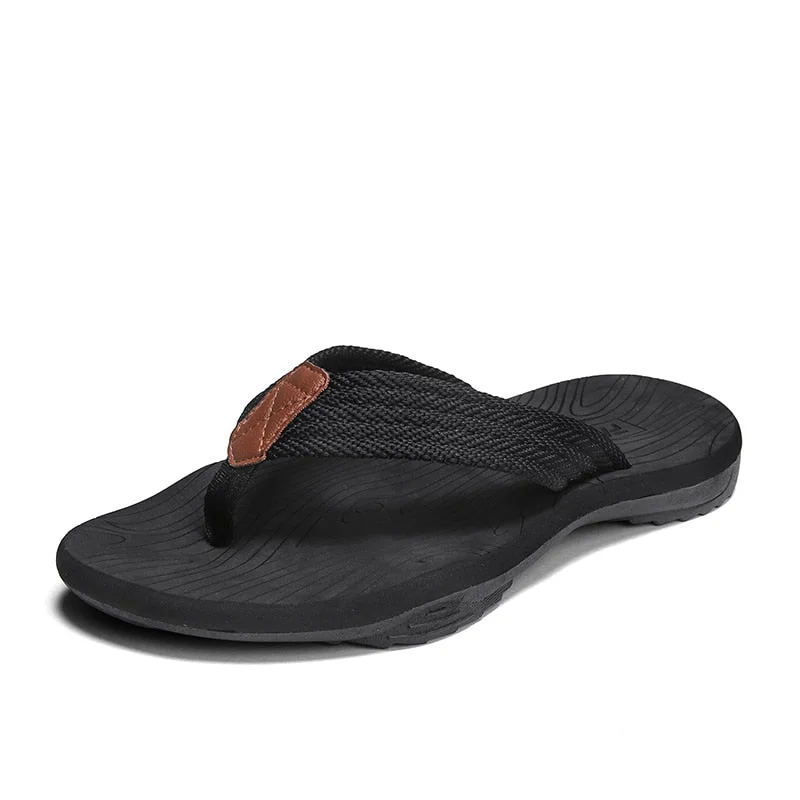 2021 New Arrival Summer Men Flip Flops High Quality Beach Sandals Anti-slip Zapatos Hombre Casual Shoes Wholesale