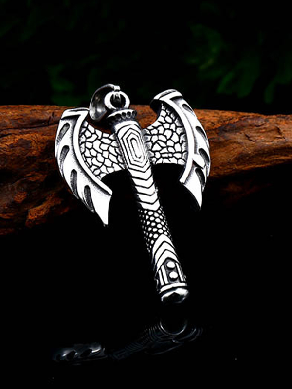 Viking Norse Ancient Greece Axe Pendant Necklace