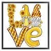 Sunflower Gnome - 11CT Stamped Cross Stitch 40*40cm/15.75*15.75in