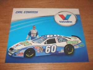 Carl Edwards O Reilly 09 Valvolin1 9x11 Nascar Racing Car Photo Poster painting