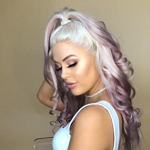 Zaesvini Hair®|Blonde to Purple Heat-Resisting Breathable Wig Zaesvini