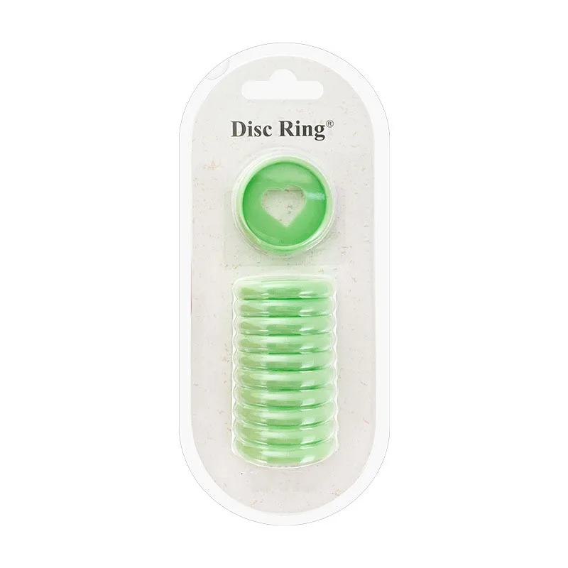 Fromthenon Macaroon Color Disc Binder Discs for Loose Leaf Notebook Mushroom Hole Binding Rings Buckle Planner Accessories