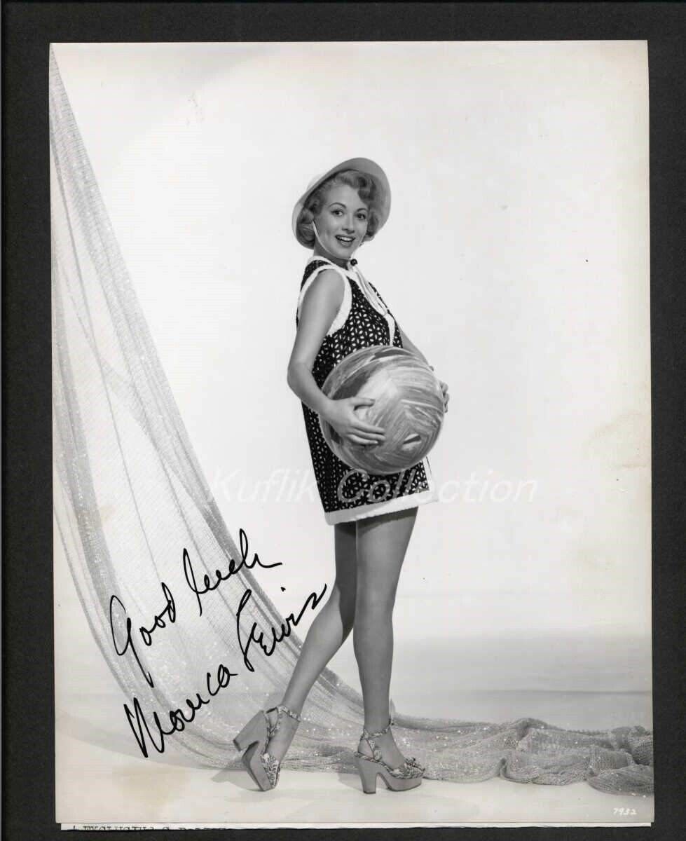 Monica Lewis - Signed Vintage Celebrity Autograph Photo Poster painting