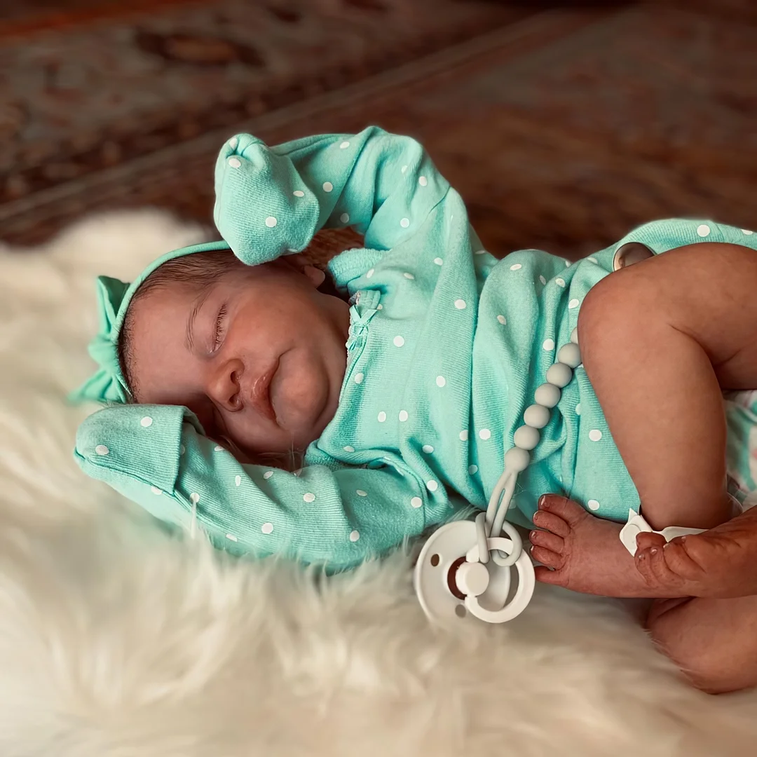 12'' Real Lifelike Cute Sleeping Reborn Baby Doll Boy, So Truly Realistic Weighted Poseable Newborn Baby Alex -Creativegiftss® - [product_tag] RSAJ-Creativegiftss®