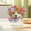 Acrylic Flower Puppy - 5D DIY Craft Ornament