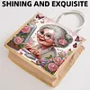 Sac &agrave; main tote en diamant DIY 5d pour femmes cadeaux filles grand-m&egrave;re filles