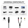 3 Pin XLR Female To RCA Female Y Splitter Audio Interconnect Cable Unbalanced Micrphone Cable Adapter Cable for Speaker & Mic
