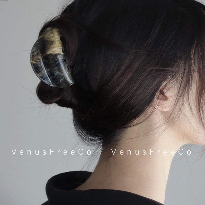 Women’s Minimalist Gradient Color Acetic Acid Sheets Stoving Varnish Hair Claws