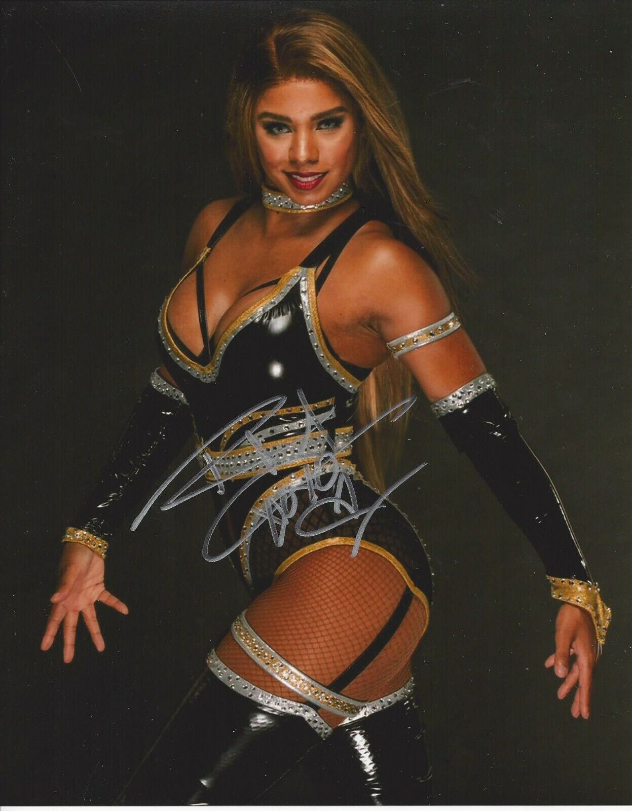 Renee Michelle autographed 8x10 WWE Impact AEW #18