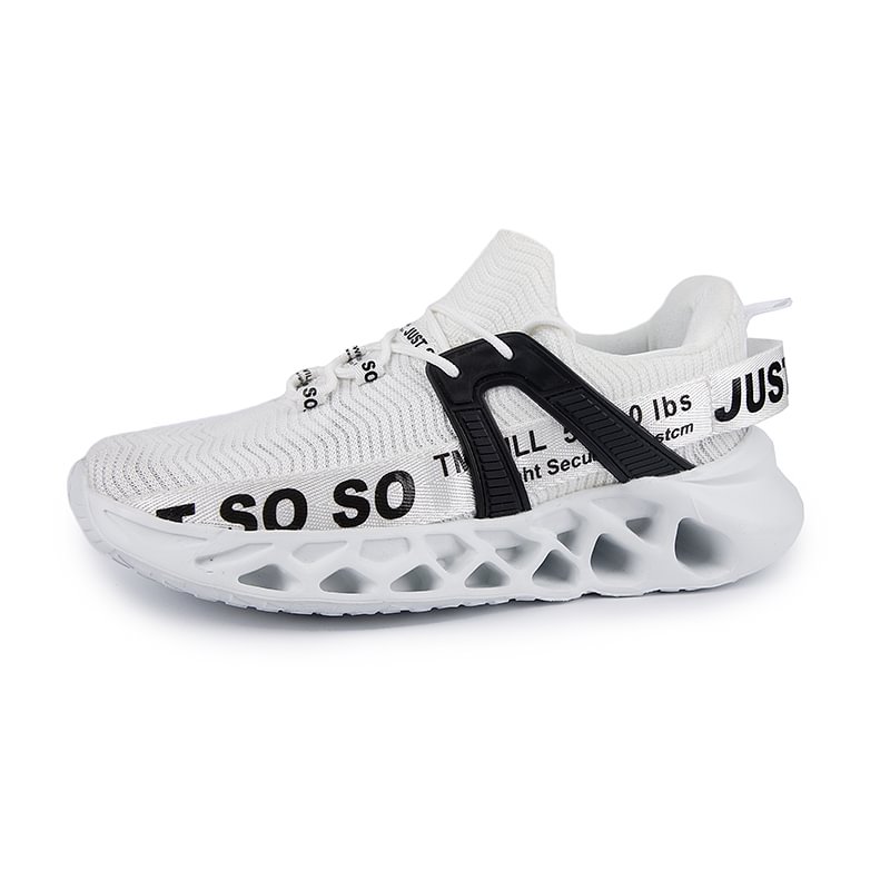 Metelo Women's Relieve Foot Pain Cushioning Walking Shoes - White
