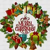 Christmas Wreath And Gift Box-11CT Counted Cross Stitch 40*40cm tapestrymarket