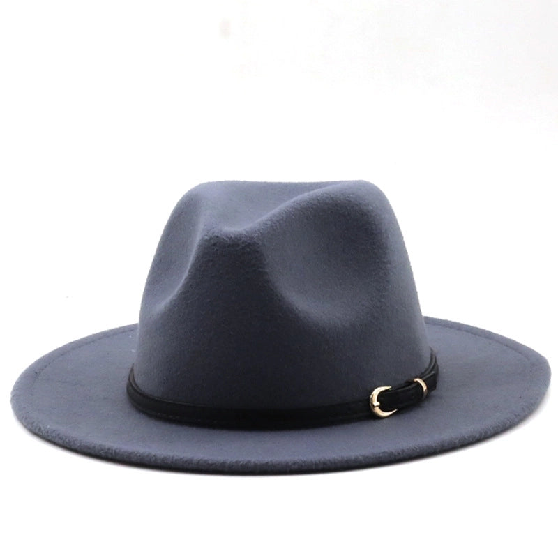 Hot-selling Wool Top Hat Foreign Card Its Red Hat Ethnic Style Jazz Hat Cashmere Felt Hat