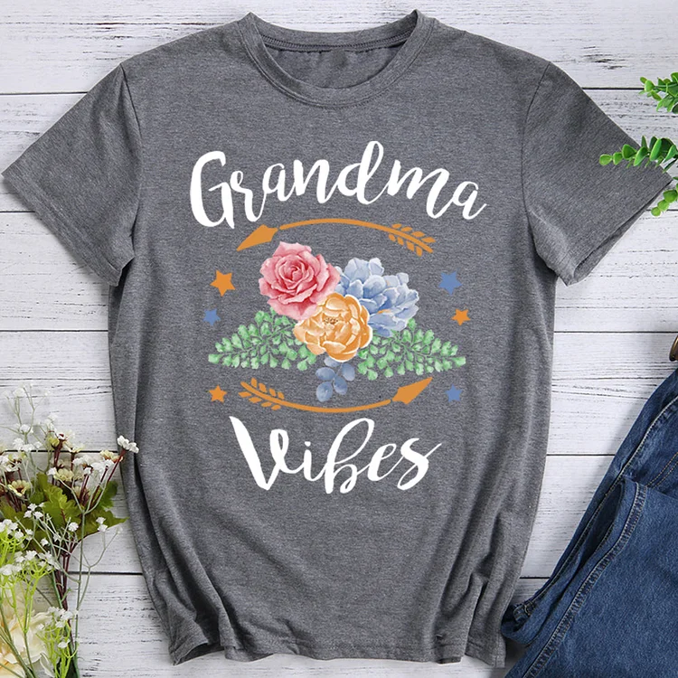 Grandma vibes t shirt tee