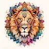 Diamond Painting -DIY Full Square Drill Lion(35*35CM)