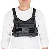 Unisex Front Chest Pack Breathable Lightweight Front Vest Bag Hip Hop Streetwear