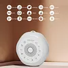 Handheld Music Sleep Instrument 4 Sleeps Timer Portable Sound Machine for Sleep Baby 8-Color Night Light with 27 Sounds for Office Privacy Travel