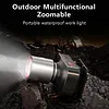 Strong Light LED Headlight Zoom Fishing Light Waterproof USB C Rechargeable