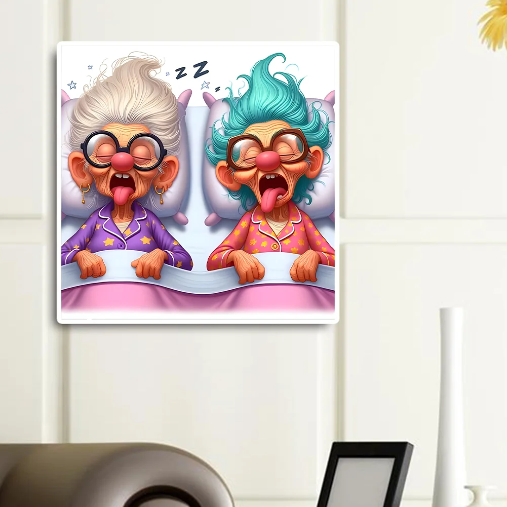 Diamond Painting - Full Round Drill - Grandma(Canvas|40*40cm)