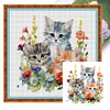 (Multi-Style) Animal - 18CT Stamped Cross Stitch 25*25cm/9.84*9.84in