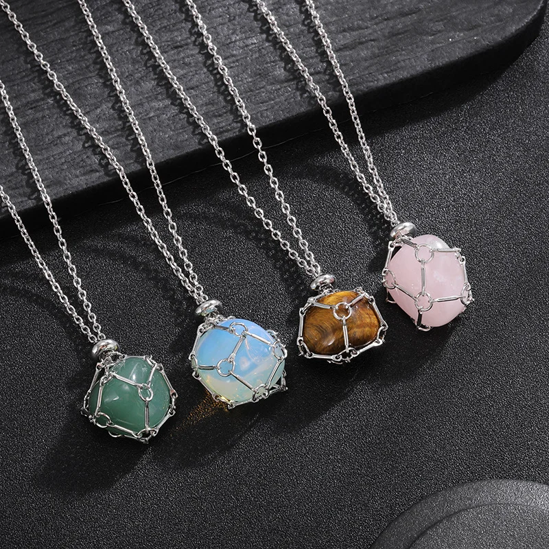Crystal Holder Necklaces 
