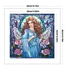 Glass Painting-Angel Madonna-14CT Counted Cross Stitch 40*40cm/15.75*15.75in tapestrymarket