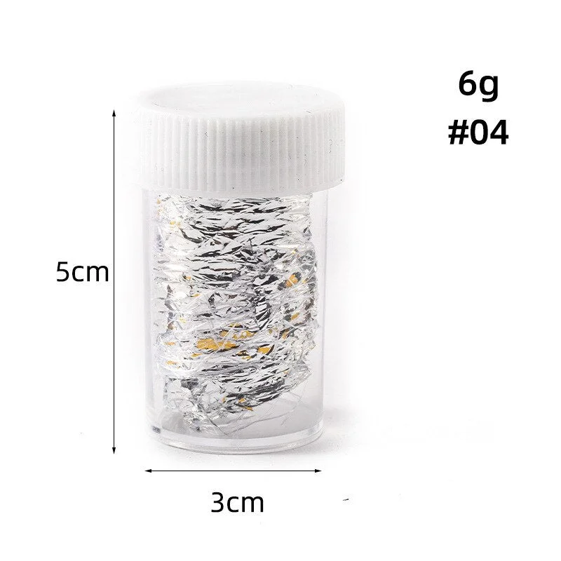 Nail Decoration Style Japanese Nail Gold Foil Net Star Paper Japanese Manicure Gold Leaf Fragment Manicure Charm Jewelry