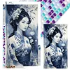 Ancienne fille-pleine ronde diamant peinture-40 * 70cm-dp grande taille