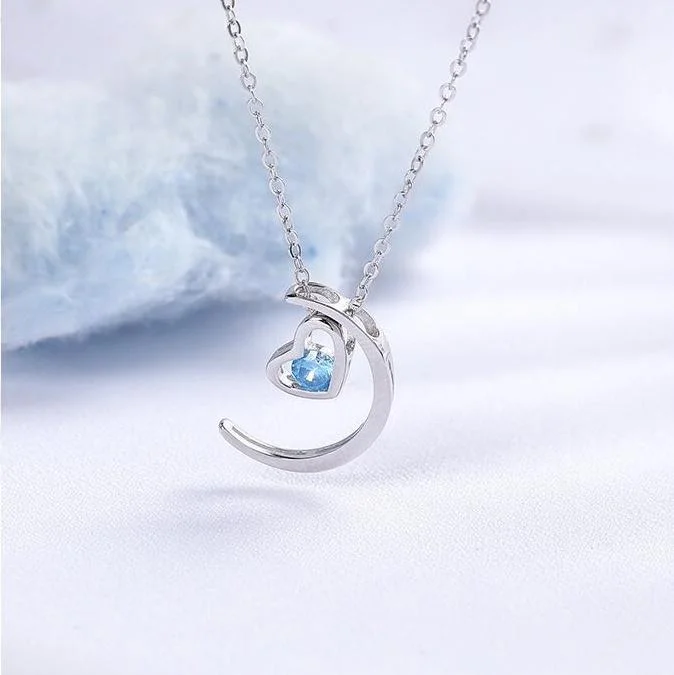 For Daughter - Love You To The Moon And Back Necklace