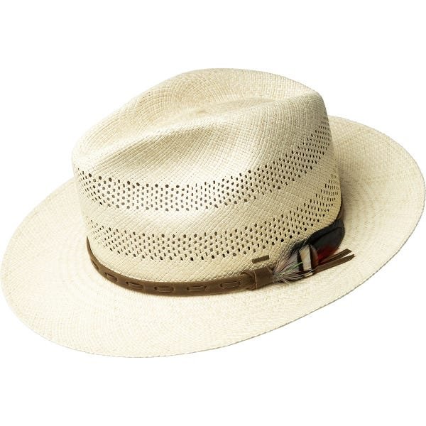 Ventilated Panama hat-EZRA[BUY 2 FREE SHIPPING & BOX PACKING]