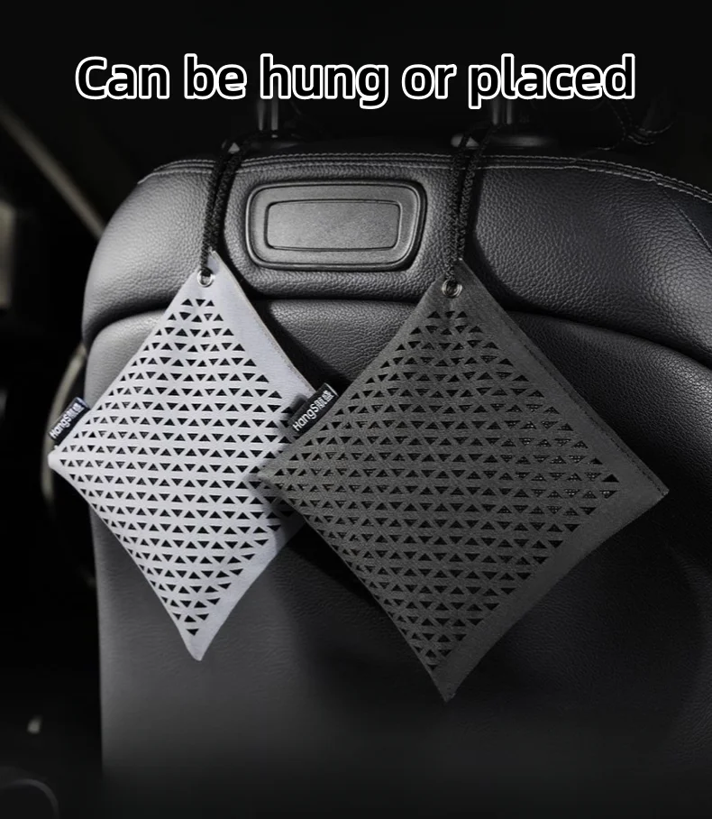 New cars come standard with a formaldehyde-removing bamboo charcoal purification bag（2PCS）