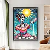 Skullgirl-11CT Stamped Cross Stitch 50*65cm/19.69*25.59in (Big Size)