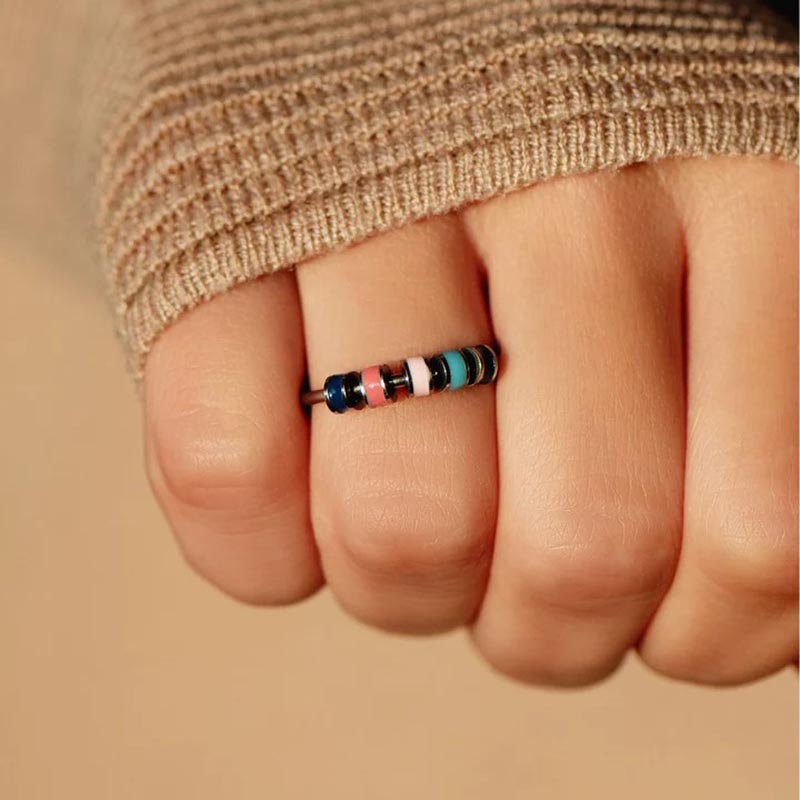 Unique Gift To My Daughter - Beaded Fidget Ring