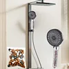 Ionic Filter Shower Head with Mineral Stone Balls for Remove Chlorine (Black)