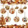 6 pi&egrave;ces de for&ecirc;t, sculptures de for&ecirc;t, peinture en diamant maison, ornements en acrylique, pendentifs d&eacute;coratifs