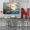 （No Printed Canvas）Seaside Lighthouse-11CT Counted Cross Stitch 50*40cm