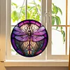 Diamond Painting Acrylic Suncatcher Dragonfly Hanging Decor for Window Decor