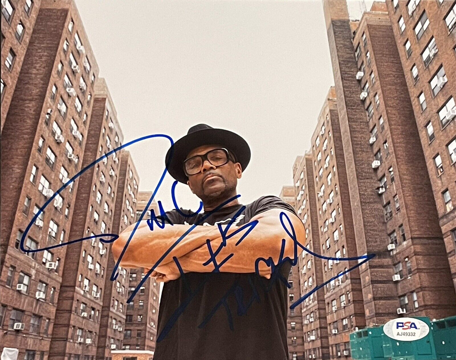 Darryl Mcdaniels Signed Autographed Run DMC 8x10 Photo Poster painting PSA/DNA