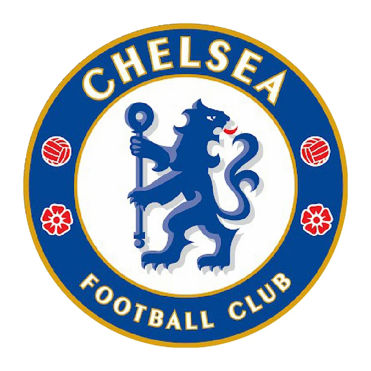Chelsea Football Club Logo - Full Round - Diamond Painting (30*30cm)
