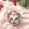 (US Local)6pcs Set Xmas Theme DIY Diamond Painting Coasters Kit with Holder Kit