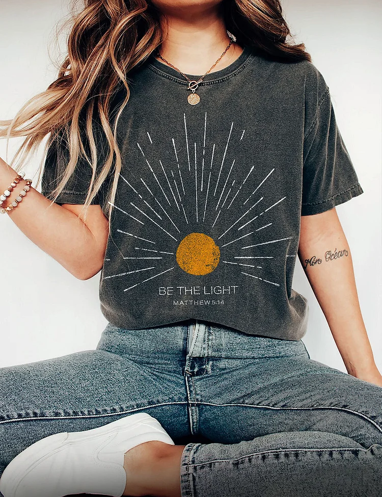 Be The Light Bible Verse Tee