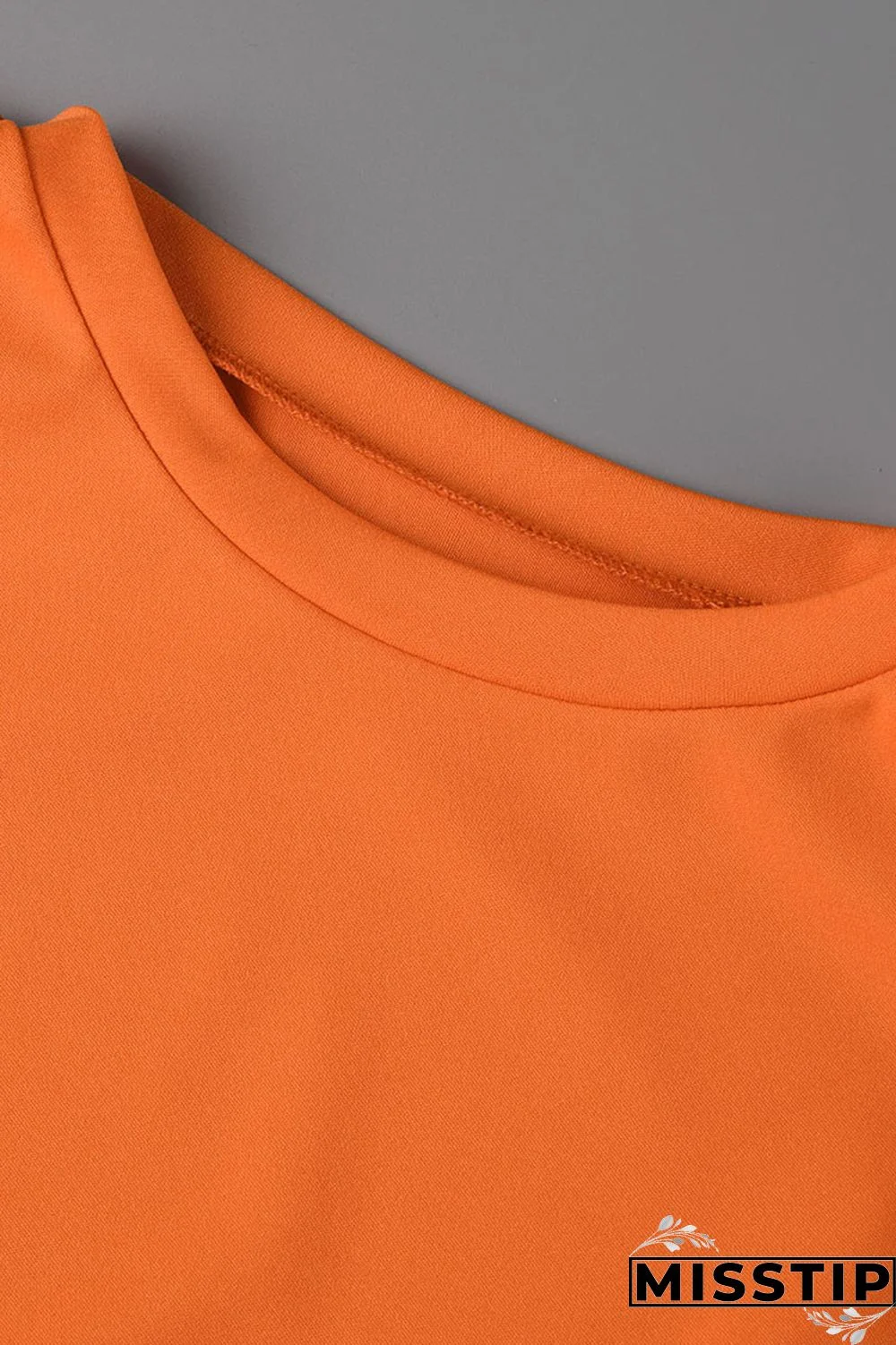 Blue Fashion Casual Solid Basic O Neck Short Sleeve Two Pieces