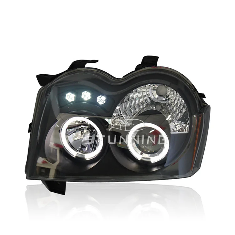 Upgrade xenon HID headlight assembly for Jeep Grand Cherokee 2005-2008 head light head lamp plug and play ITN Auto