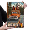Beer & Truck - Metal Tin Signs(8*12Inch/12*16Inch) - Bar