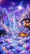 Luxury AB Velvet Diamond Painting Kit - Snowy Wonderland